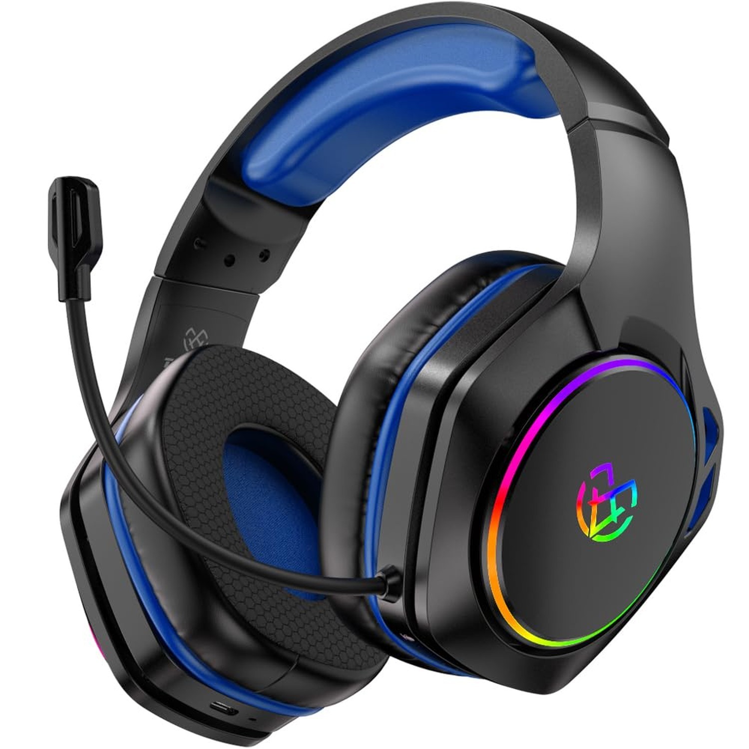 Tatybo Wireless Gaming Headset for PS5 PC, Dual Mode, Low Latency, Blue | 7.1...