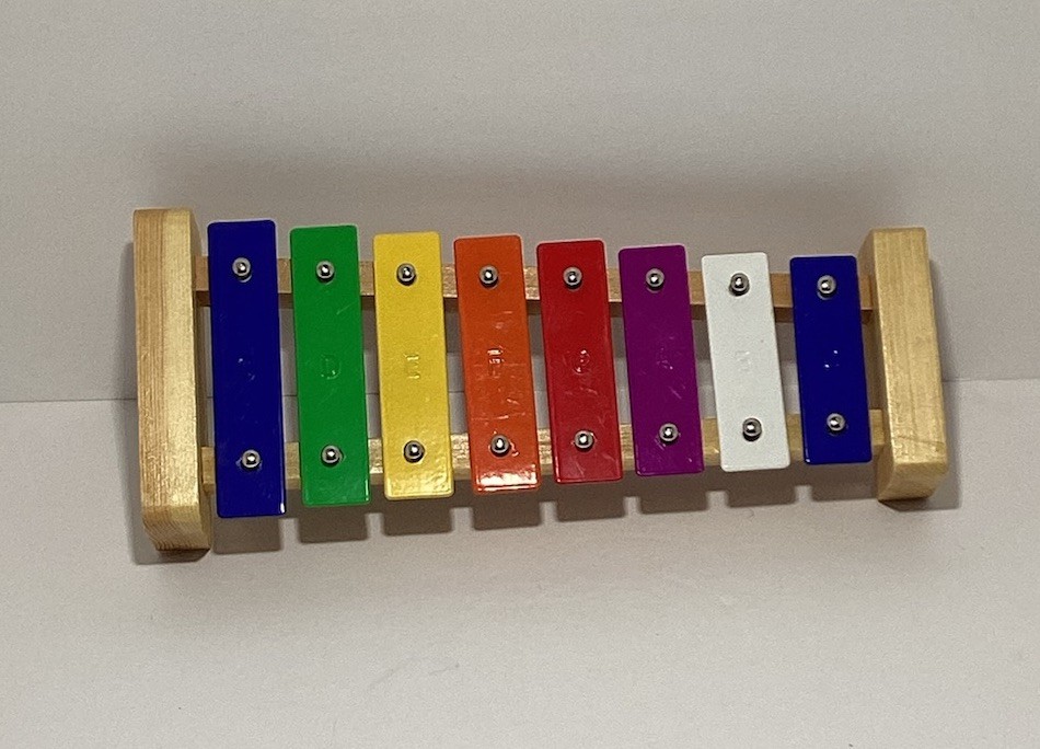 Xylophone for Kids - 8 Multi Coloured Keys    NO MALLETS