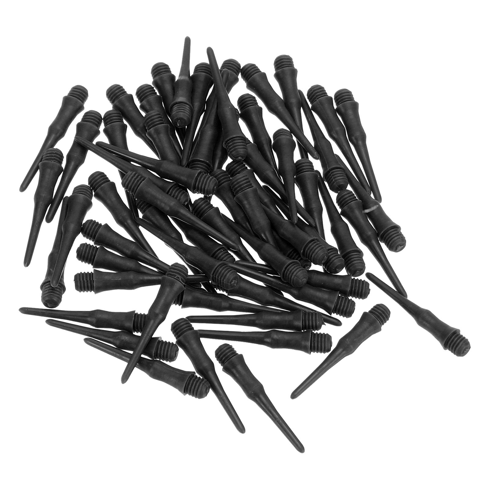90Pcs 2BA Thread Plastic Soft Dart Tips Replacement Dart Accessories, Black