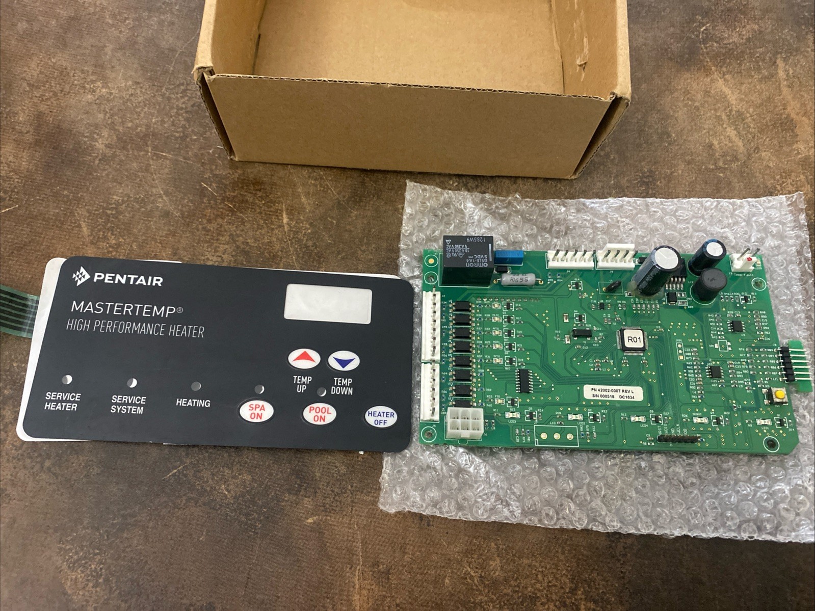 GENUINE 42002-00075 Control Board Switch with Membrane Pad - See Details