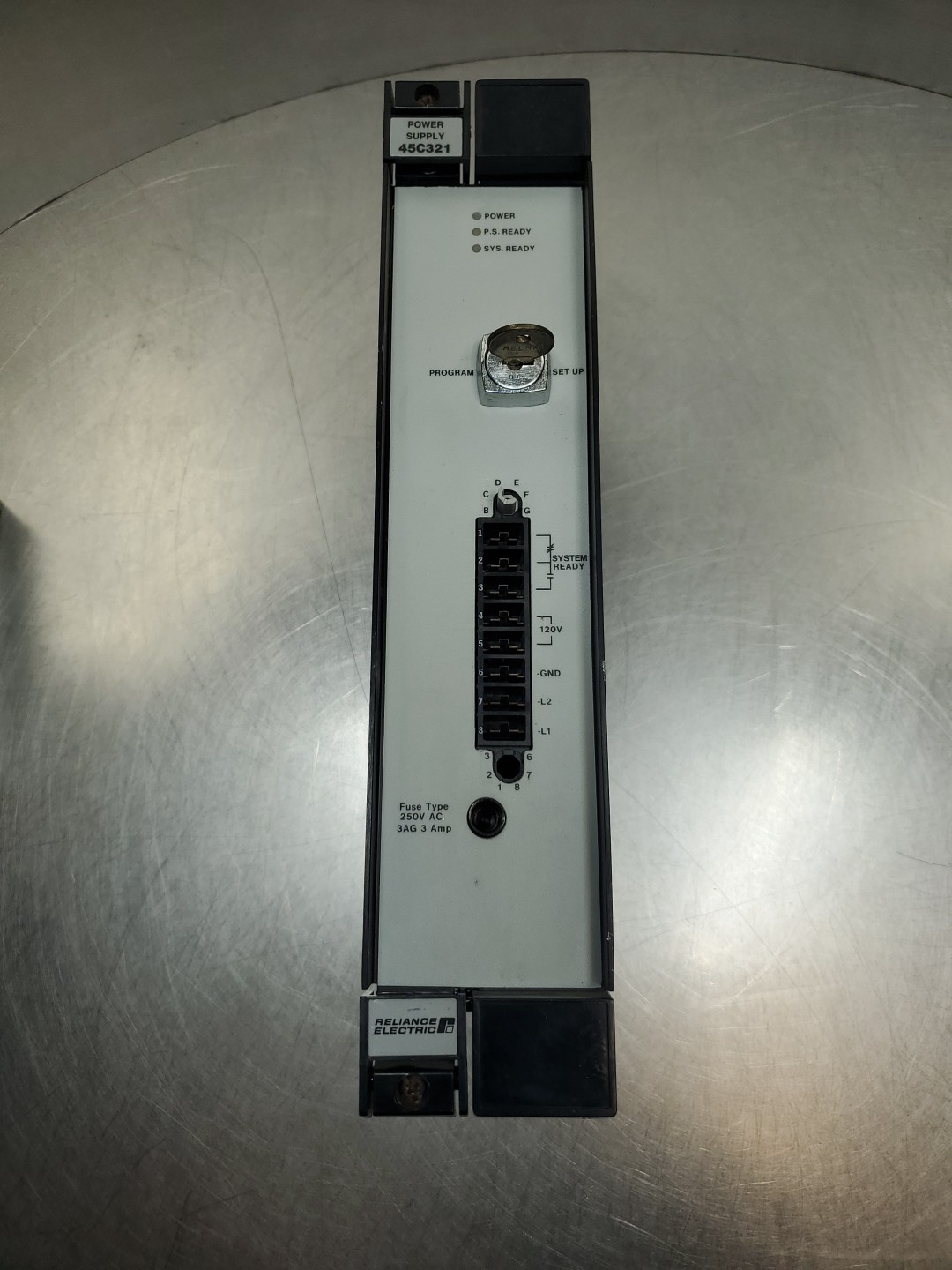 Reliance Electric 45C321 20Amp Power Supply, 120/240VAC.