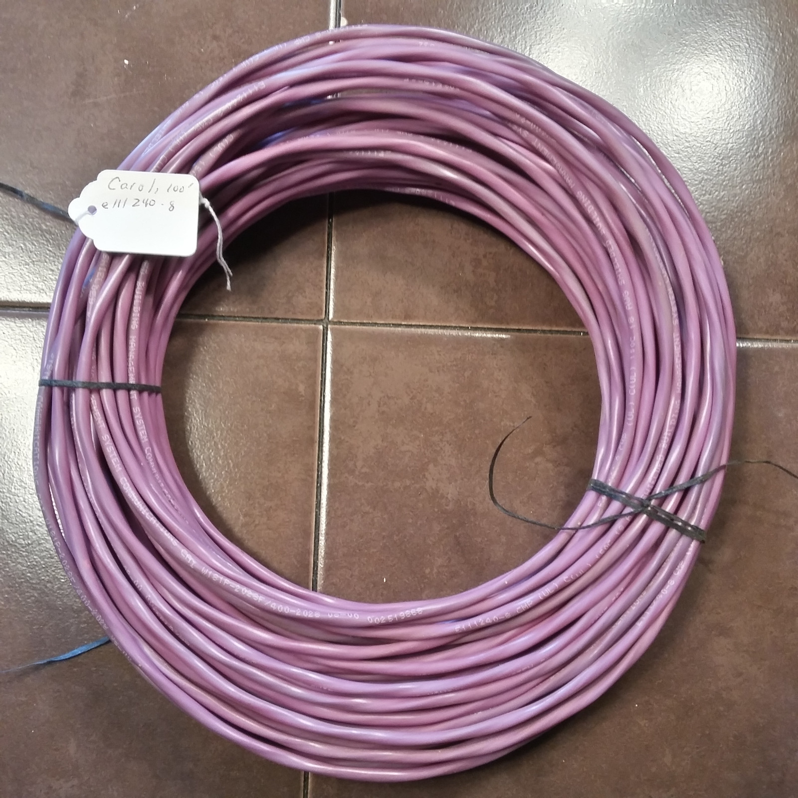 100' Carol E111240-8, 18awg Shielded Cable, NOS.