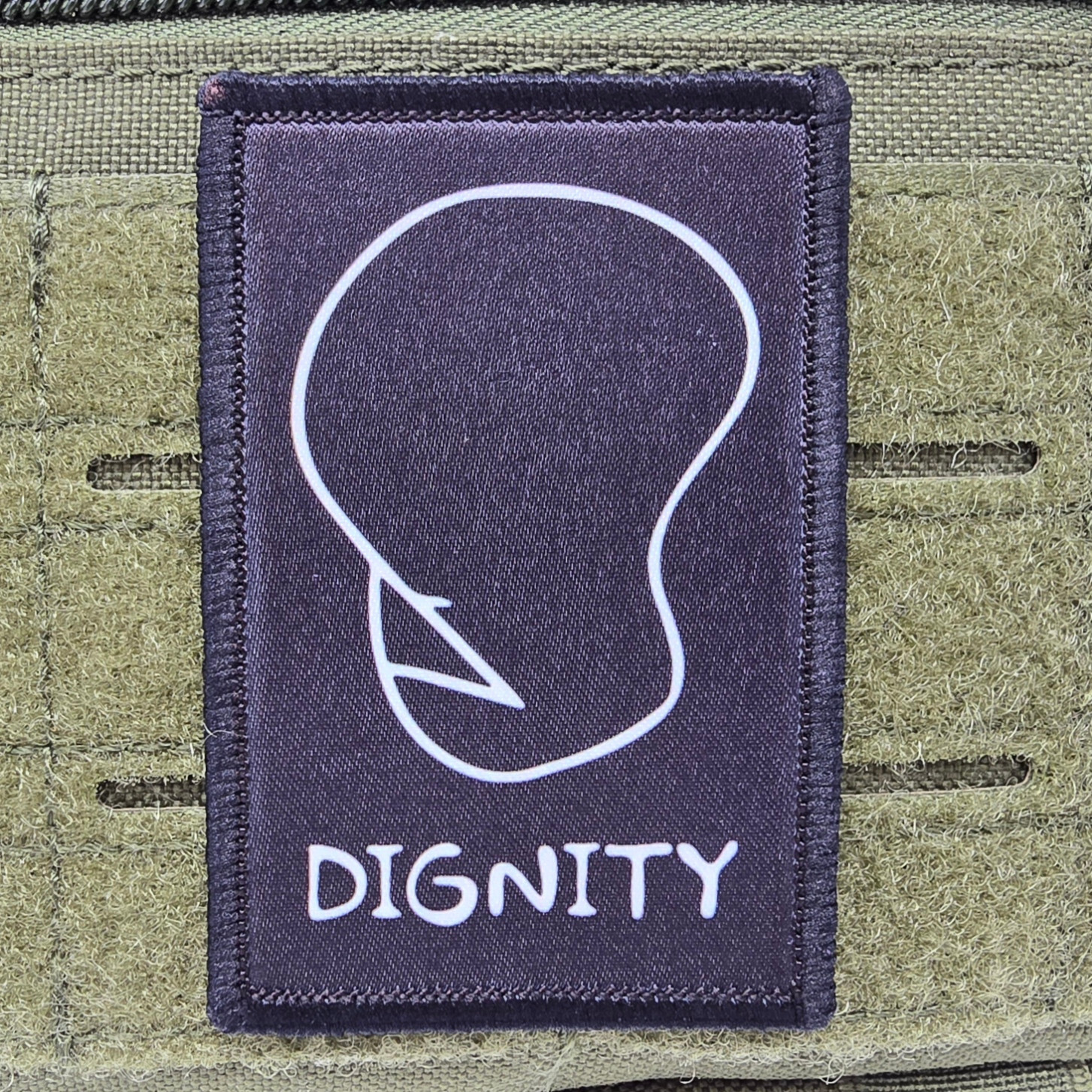 Dignity Patch Moral Tactical Military Army USA Simpsons Hook & Loop 041