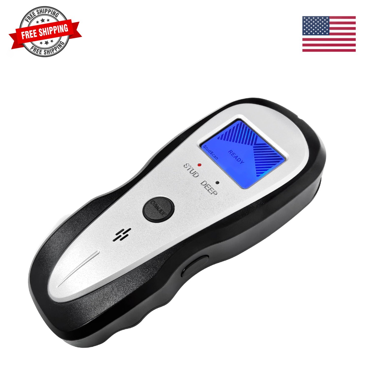 Stud Finder Wall Scanner, Electronic Stud Sensor Detector with LCD Display & ...