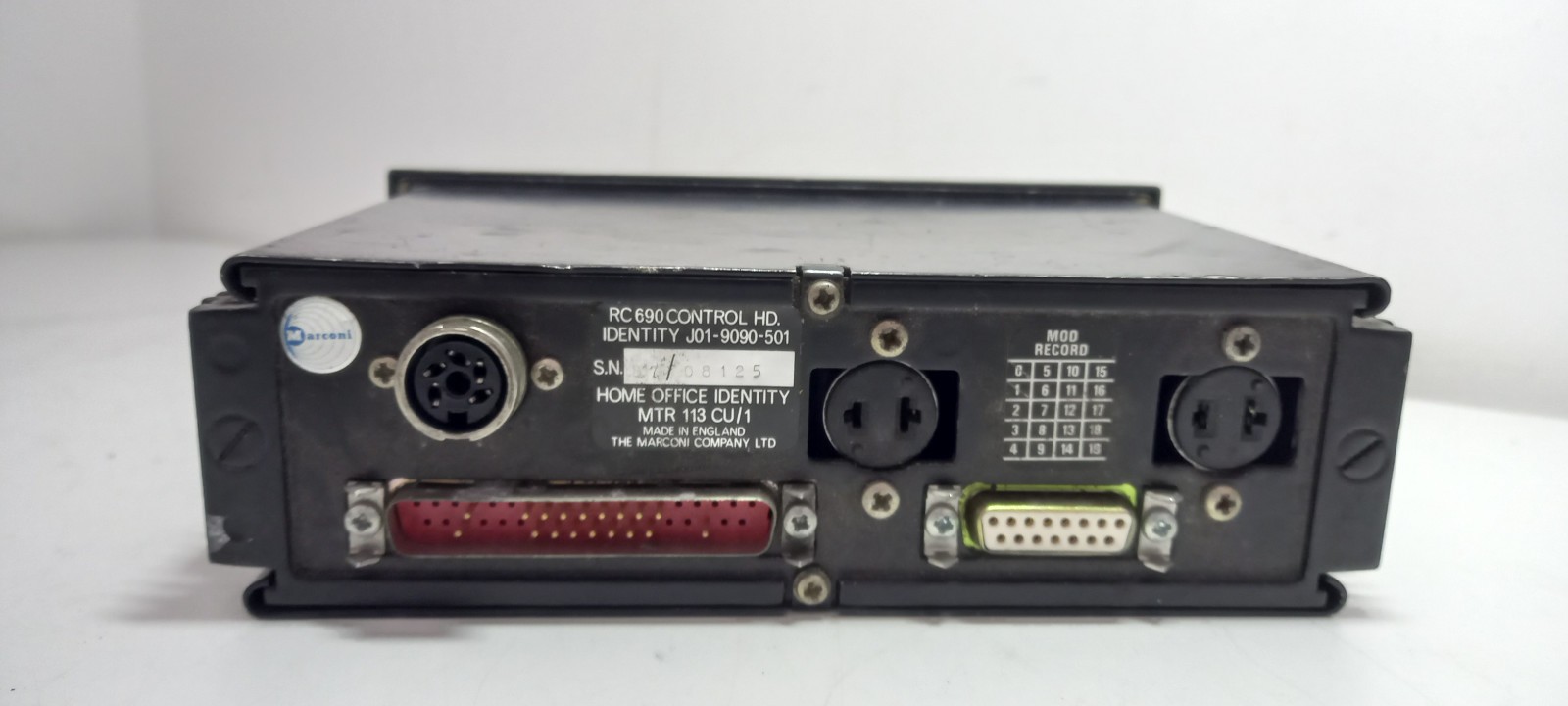 Marconi RC690 Control Head