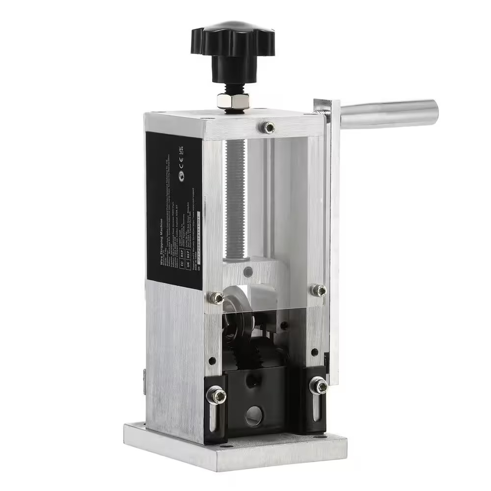 Wire Stripping Machine, Wire Stripper with Hand Crank or Drill Powered, 0.06 In.