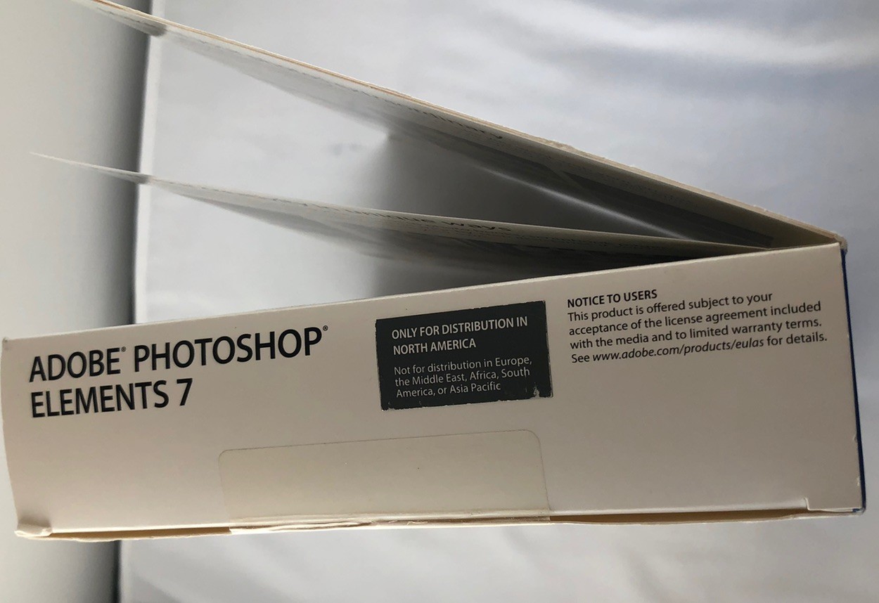VINTAGE NOS SEALED ADOBE PHOTOSHOP ELEMENTS 7 SOFTWARE - BRAND NEW