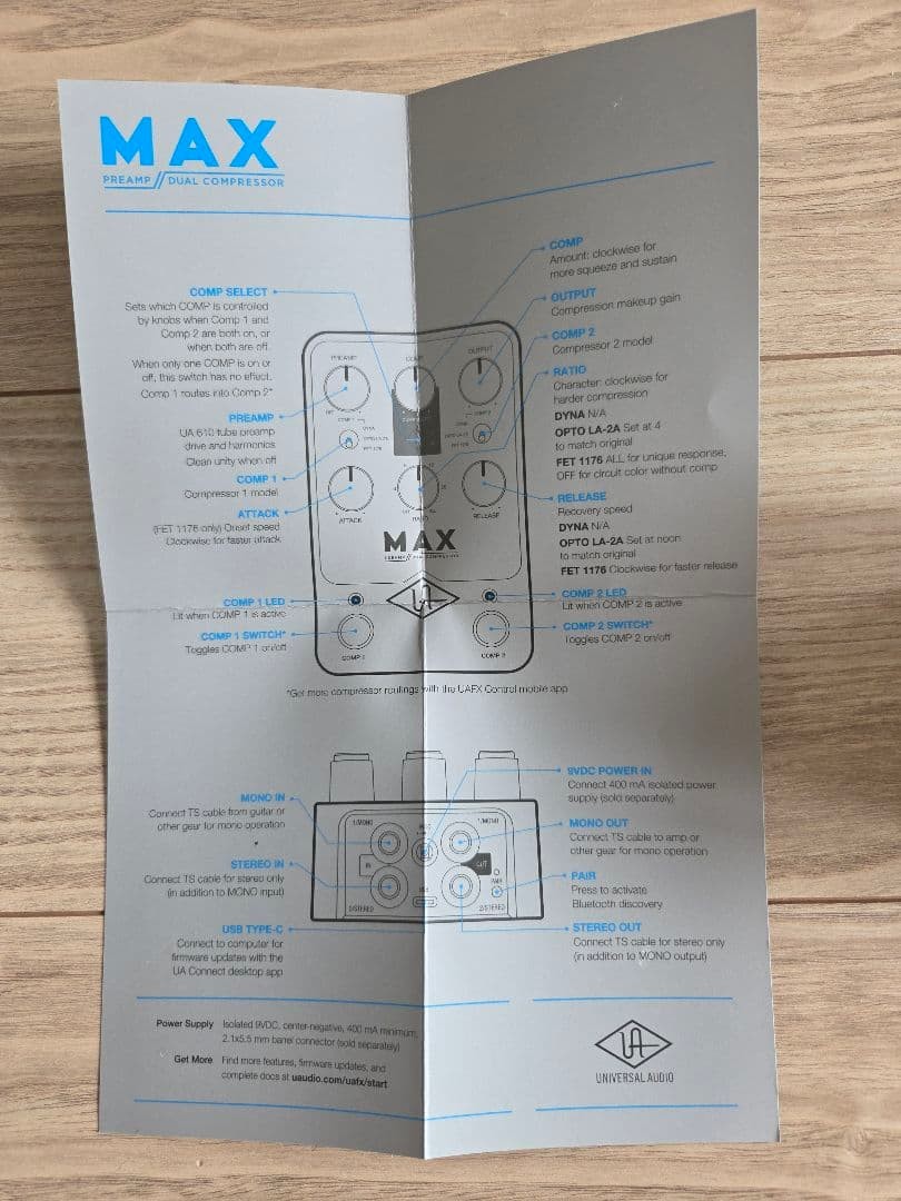 Universal Audio MAX UAFX Compressor