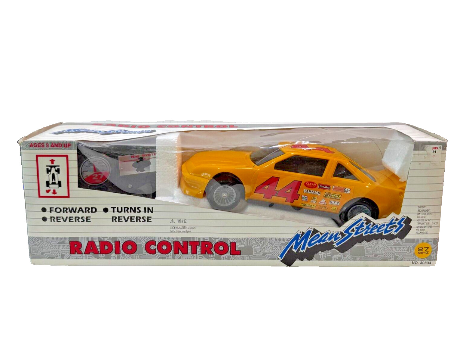 1995 Mean Streets SCIENTIFIC Toys Radio Control NIB Mustang No 30834 EUC