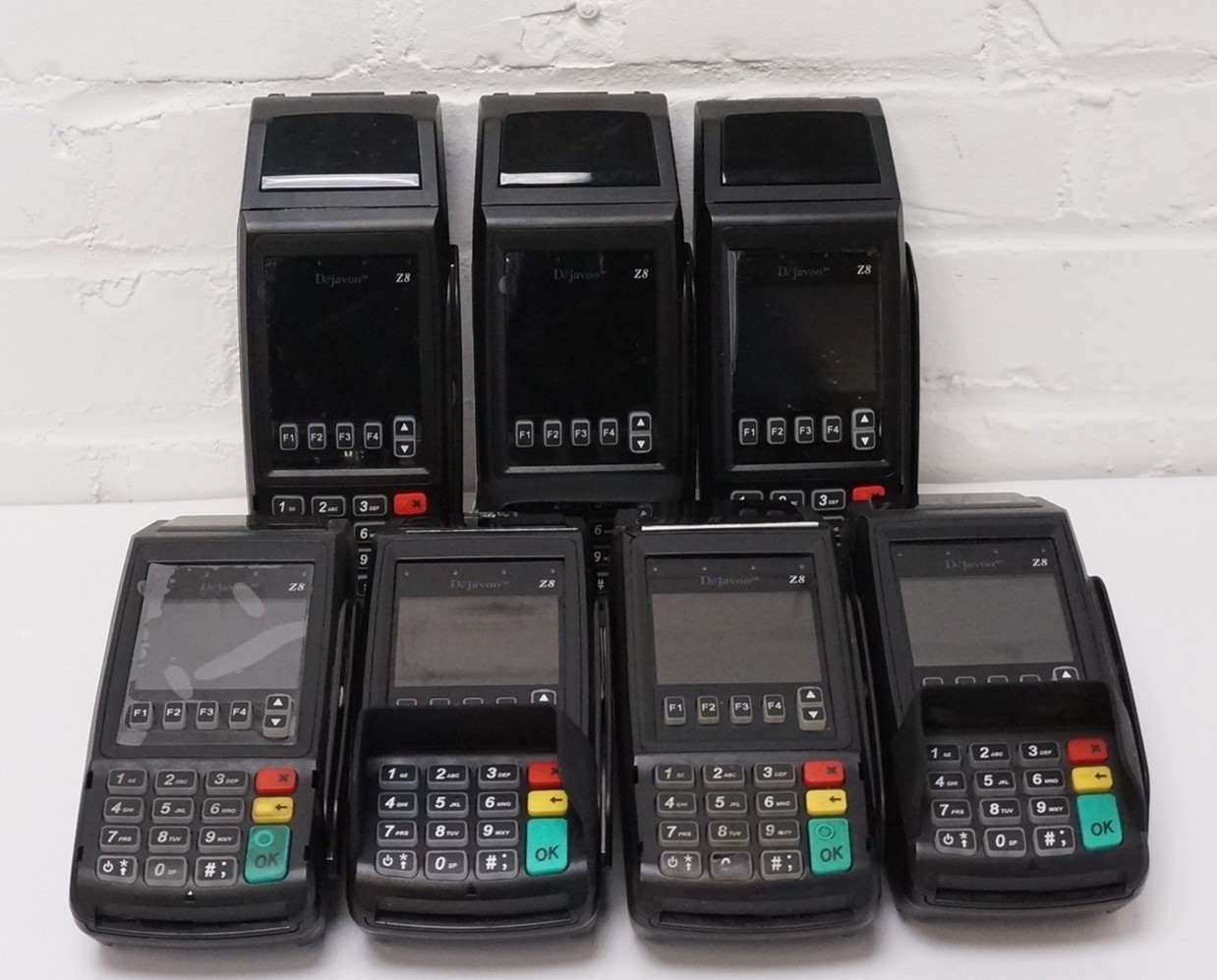 Wholesale Lot of 7 Dejavoo Z8 Credit Card Terminals