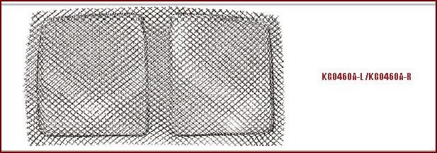 Kenworth T2000 Aluminum Grille Mesh, Left Side