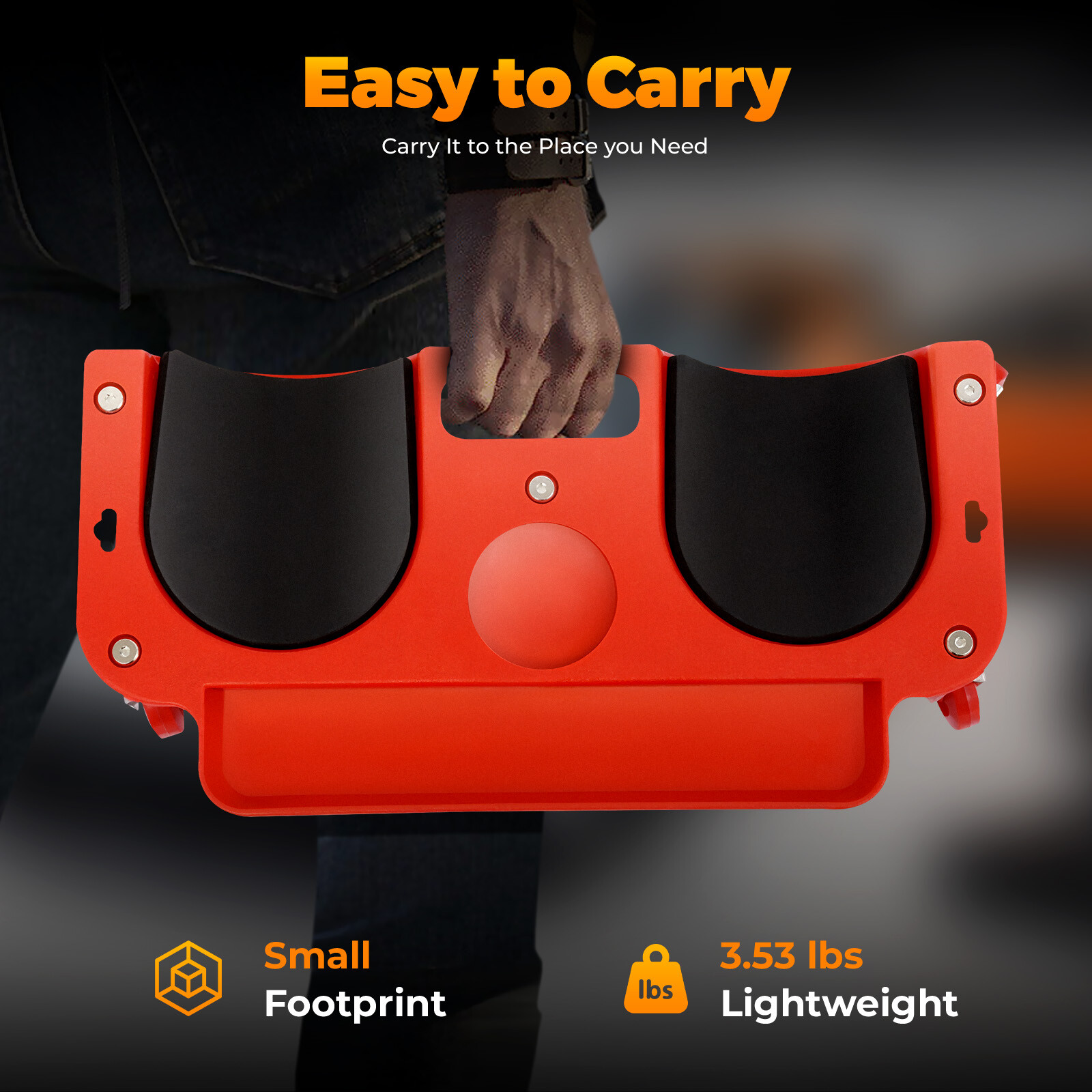 Rolling Knee Pad Creeper Movable Worker Wheeled Kneeing Pads with Tool Tray SALE