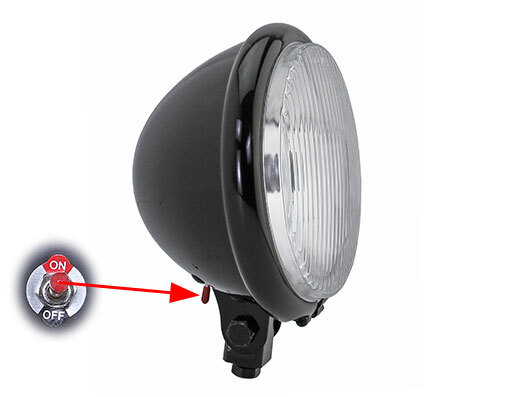 Bike Bates Head Light Led 5 3/4 Semi Gloss/Black. Bike parts,Bicycle parts.