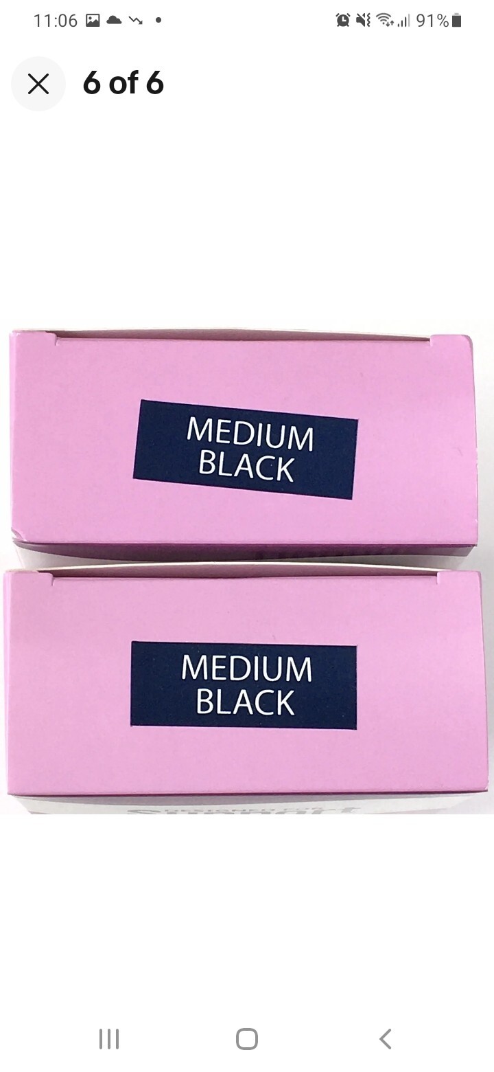 McKesson Light Support 15 Denier Tights MEDIUM BLACK * 2 Pairs
