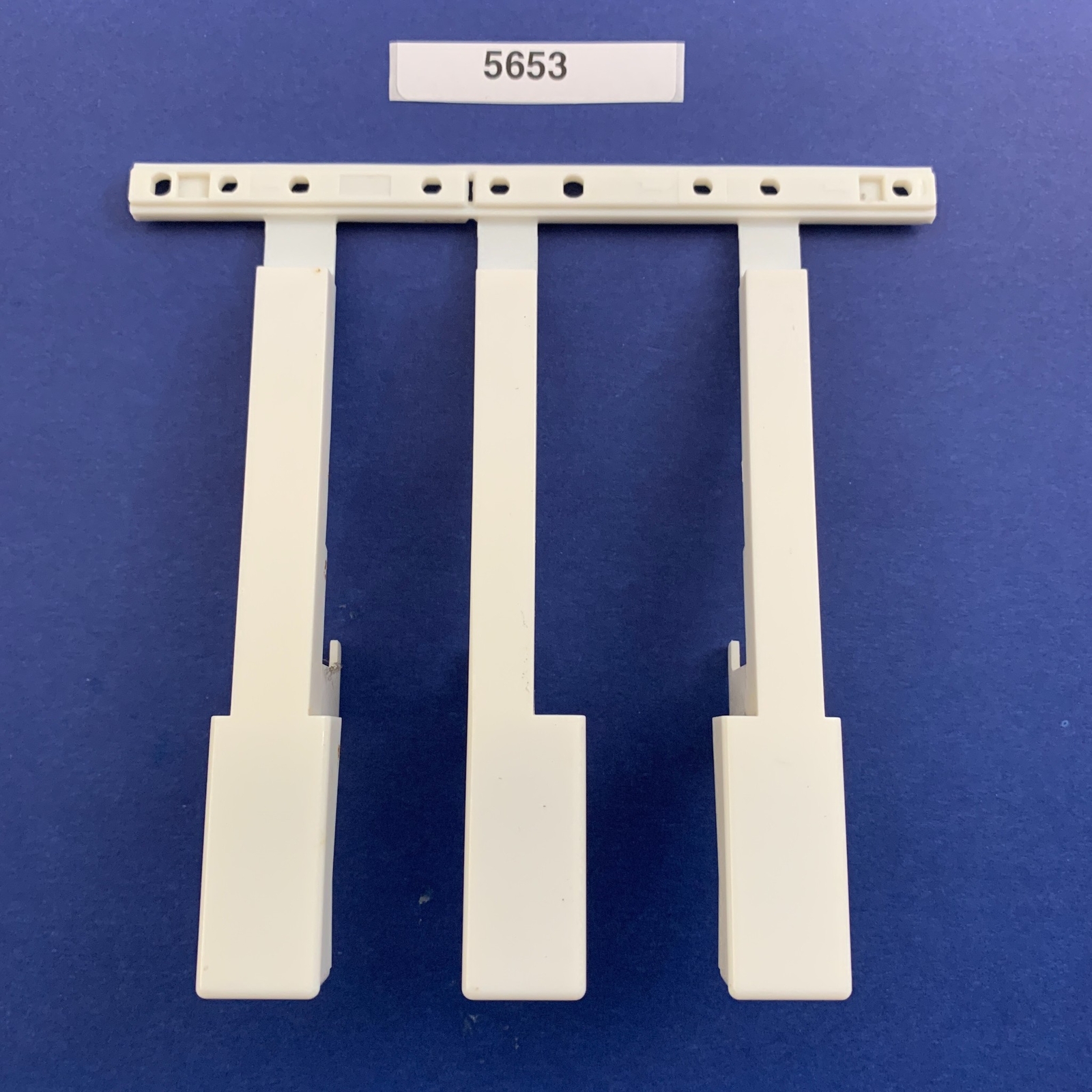 CASIO LK-100 LK-110 Lighting Keyboard Used Part - White Keys (D-F-A) 3 Key Set