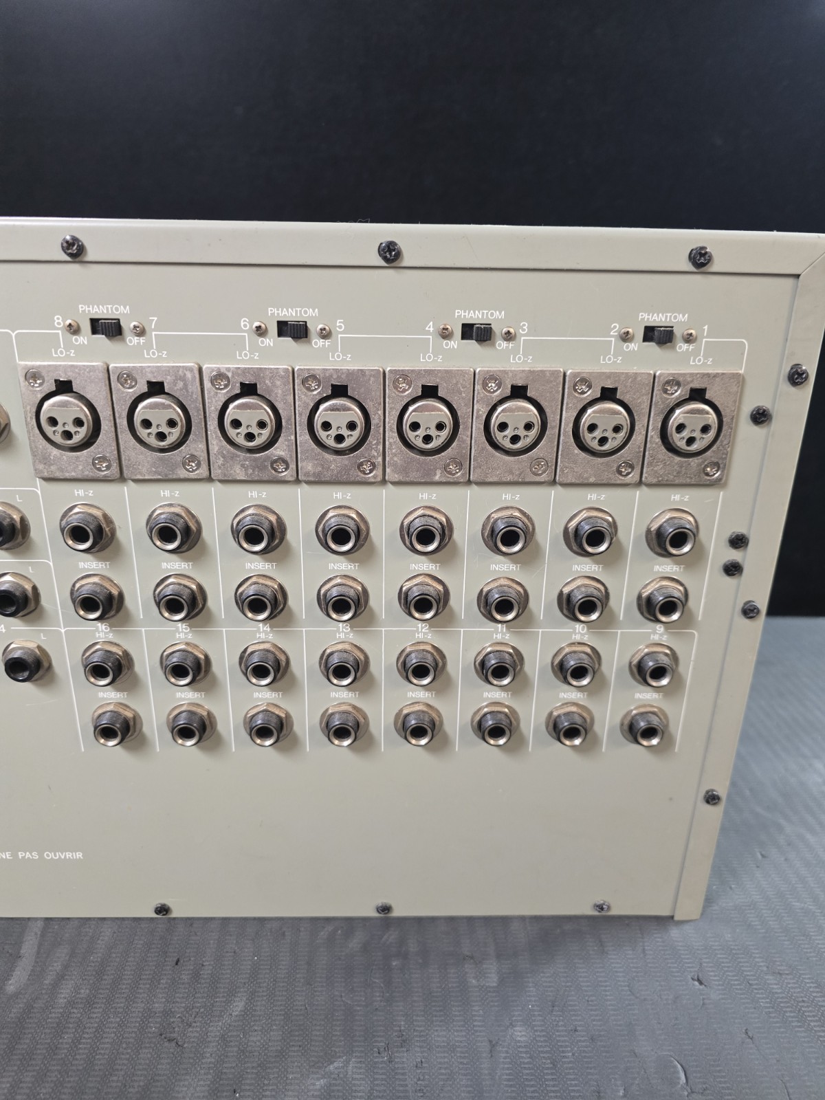 PHONIC PMX1600 16 CHANNEL Rack-Audio-Mixer Tested Working