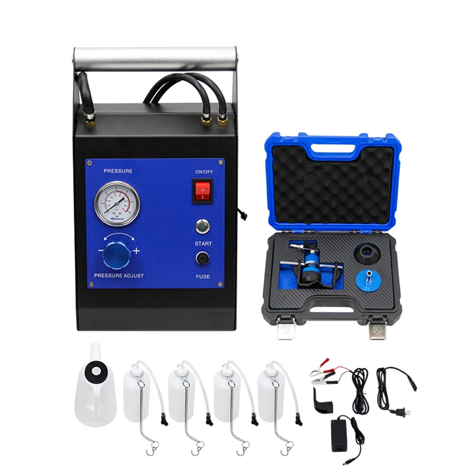 Electric Brake Fluid Bleeder Brake Pressure Bleeder Bleeding Kit Oil Exchanger