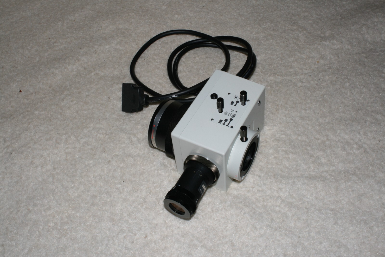 OLYMPUS MICROSCOPE CAMERA ATTACHMENT PM-PB20 W. Olympus Eyepiece ,Adapter, Cable