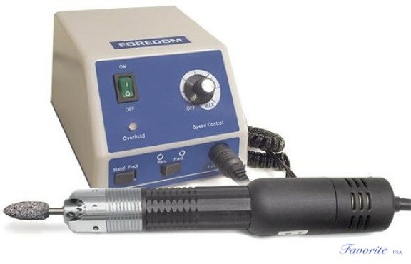 FOREDOM HIGH TORQUE MICROMOTOR KIT K.1020 W/UNIQUE CHUCK STYLE HANDPIECE , 220V