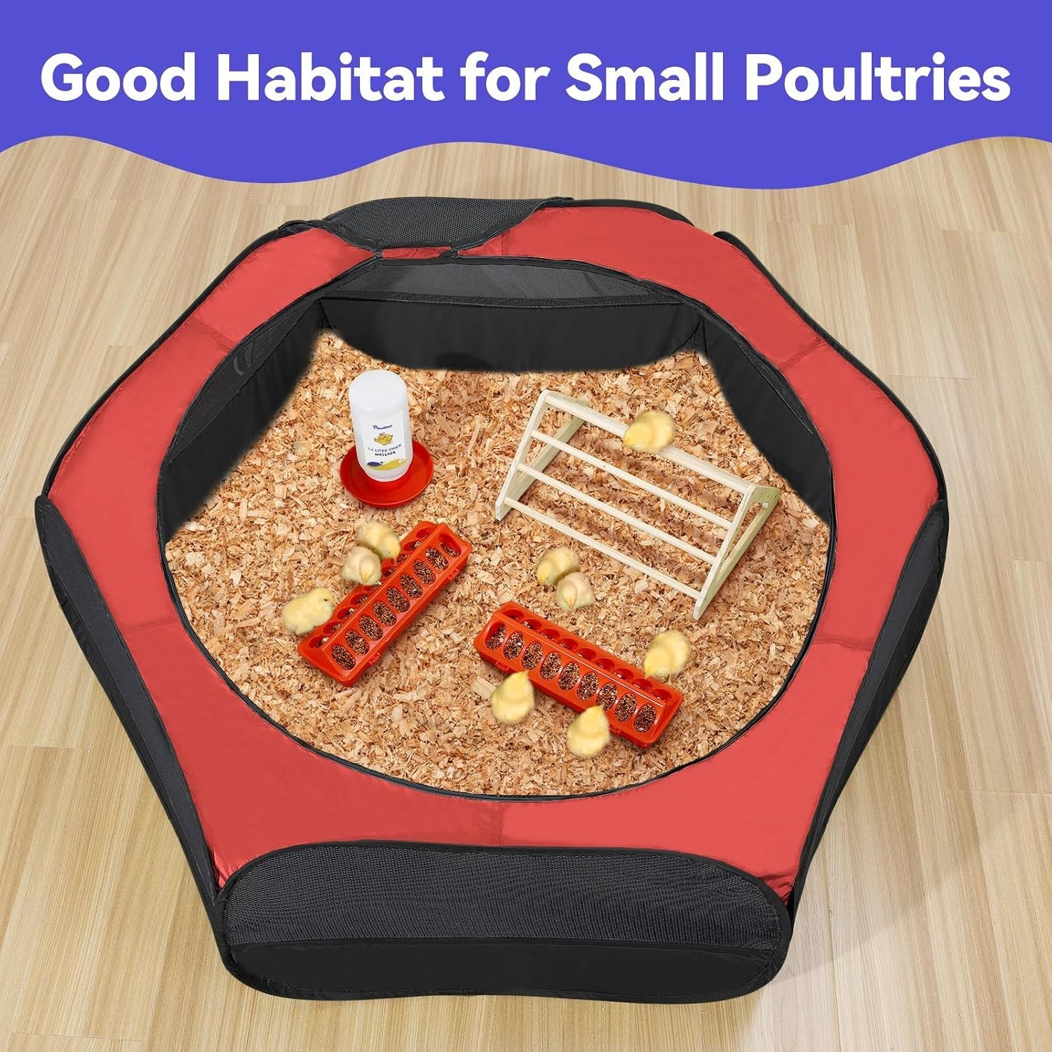 Chick Brooder Box for Chick Starter Kit, Brooder Pen/Chicken Supplies Brooder...