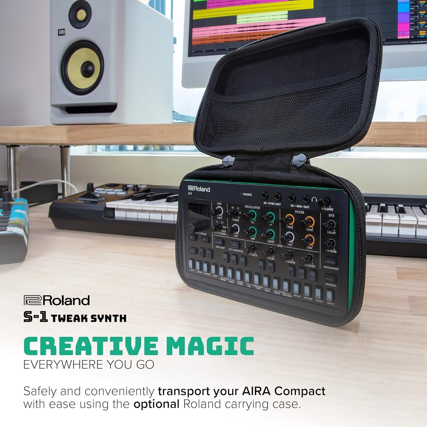 Roland S-1 Tweak Synth 305g Compact Polyphonic Sound Module Synthesizer New