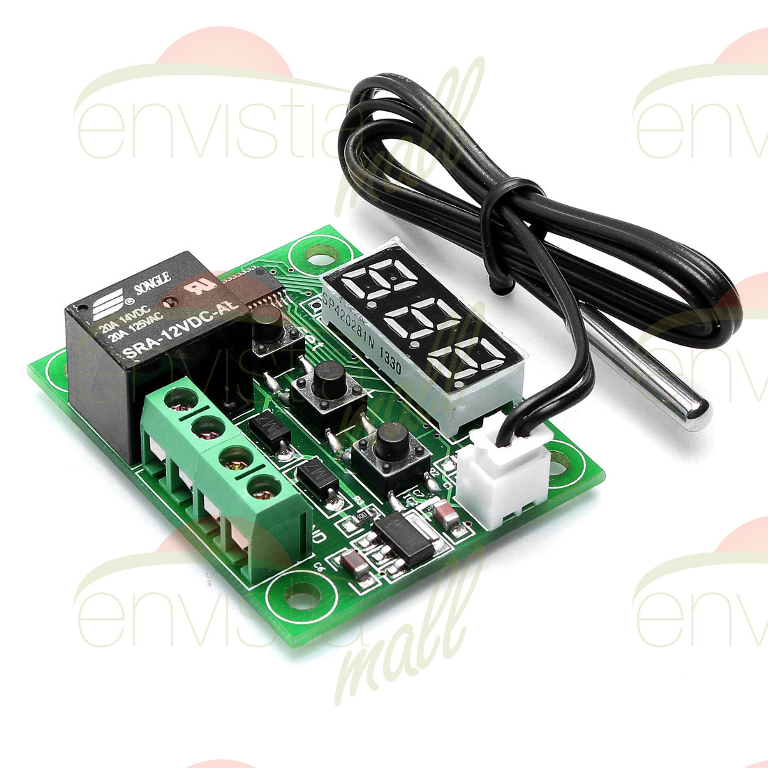 W1209 12V -50-110°C Digital Thermostat Temperature Control Switch Sensor 2 Pack