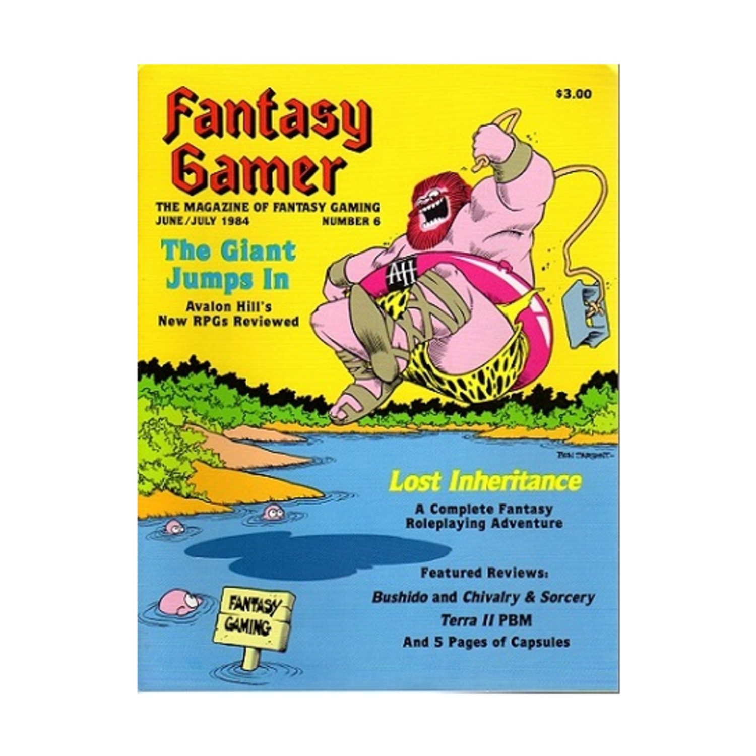 SJG Fantasy Game  #6 "Lost Heritance FRP Adventure, Powers & Perils, Run Mag VG
