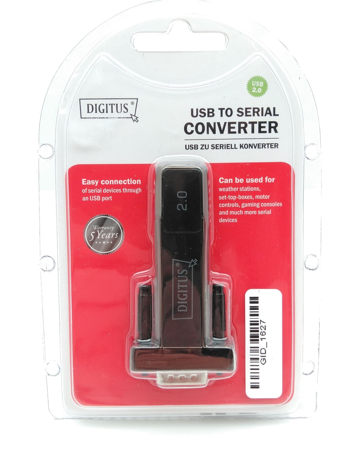 Digitus DA-70156 USB 2.0 To Serial Converter