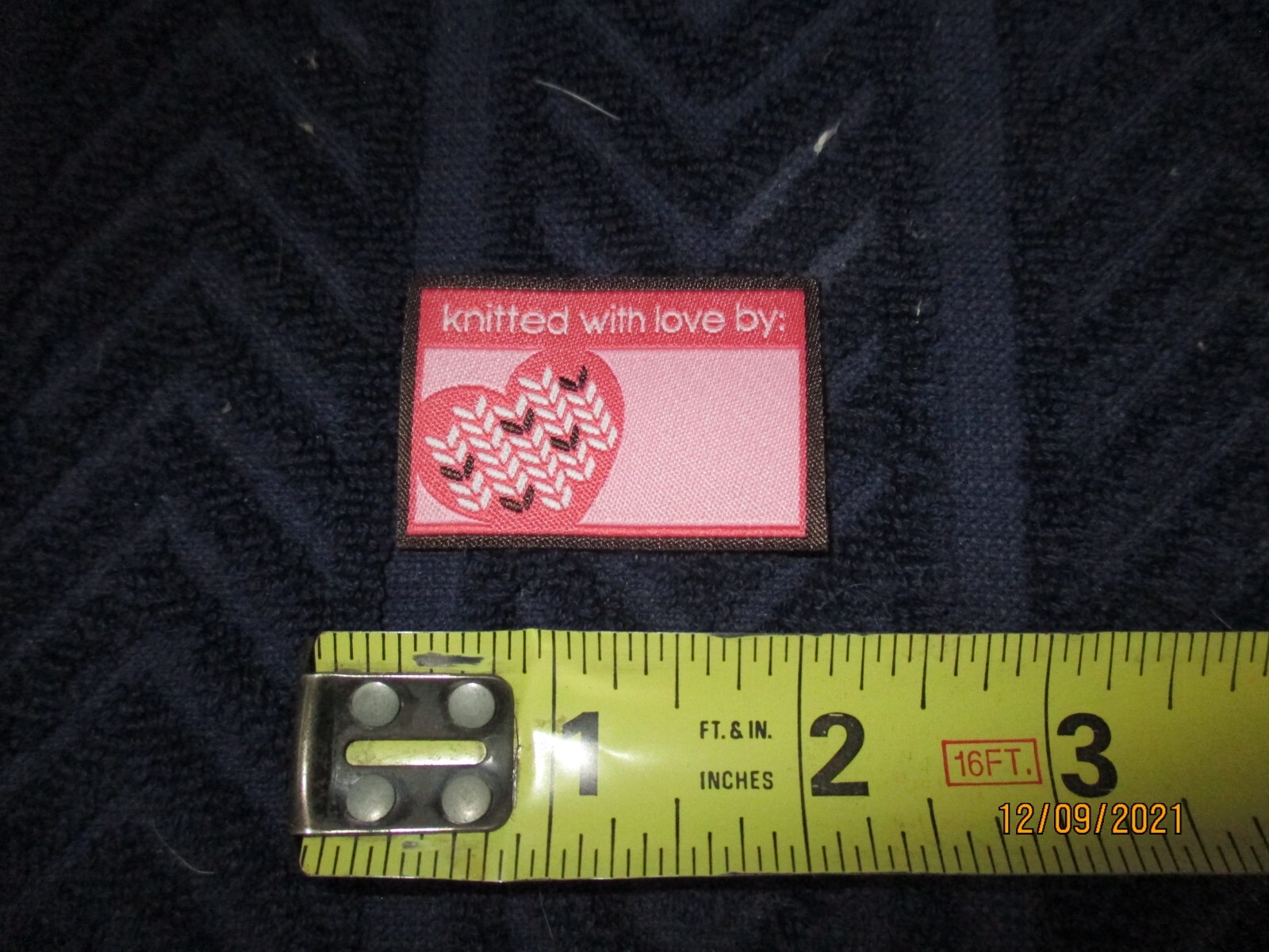 3 pks of 9 (27 total) Boye Garment Knit Tags Knitted W/ Love By 3 styles label
