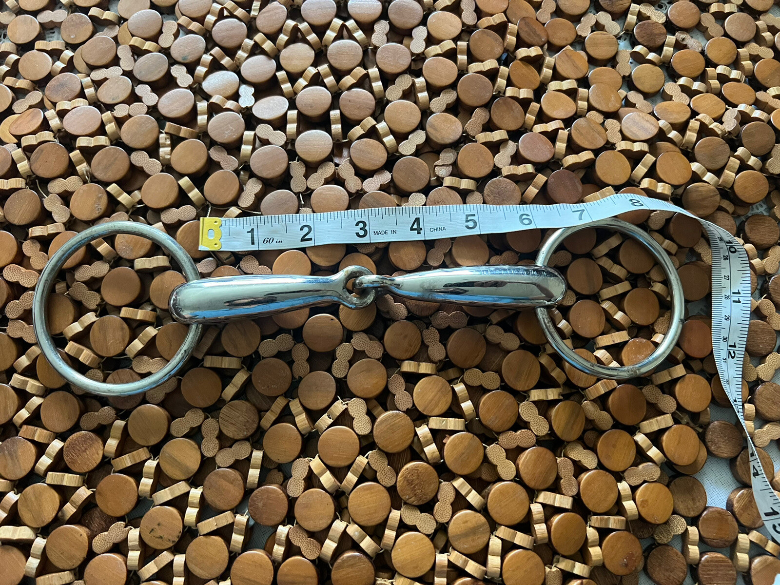 Loose Ring Snaffle Bit Stainless Steel English Single Joint 5 3/4”