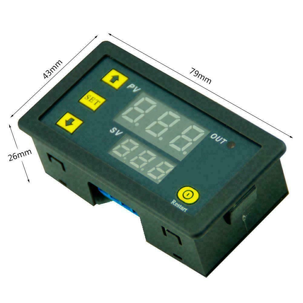 AC DC Timer Switch Cycling Module Digital Display Time Delay Relay Timing Led