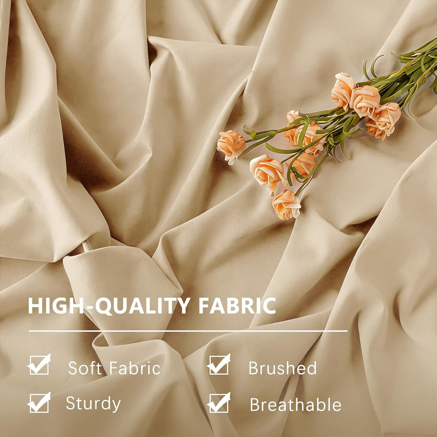 Queen Sheet Set - 6 Piece Sheets Queen Size Bed Set - Breathable & Cooling Hotel
