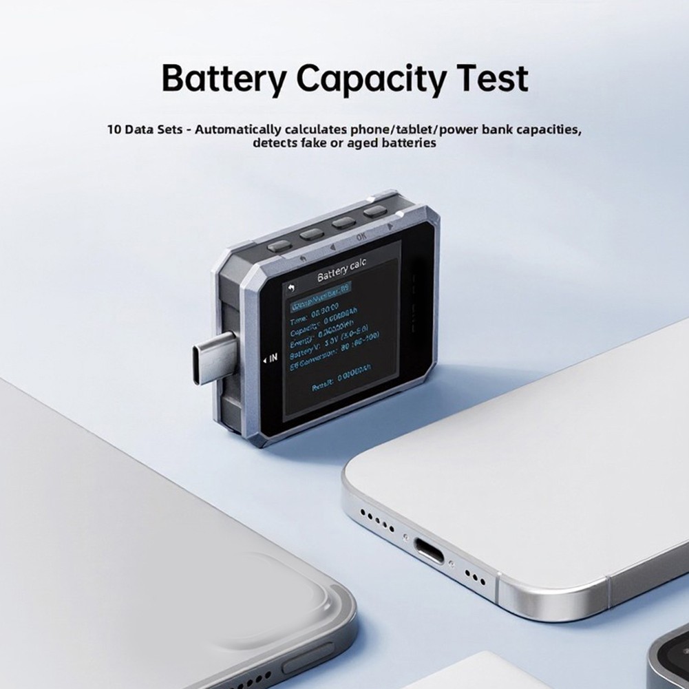 240W USB-C for pd 3.1 Power Analyzer for Battery Capacity Calculation Testing