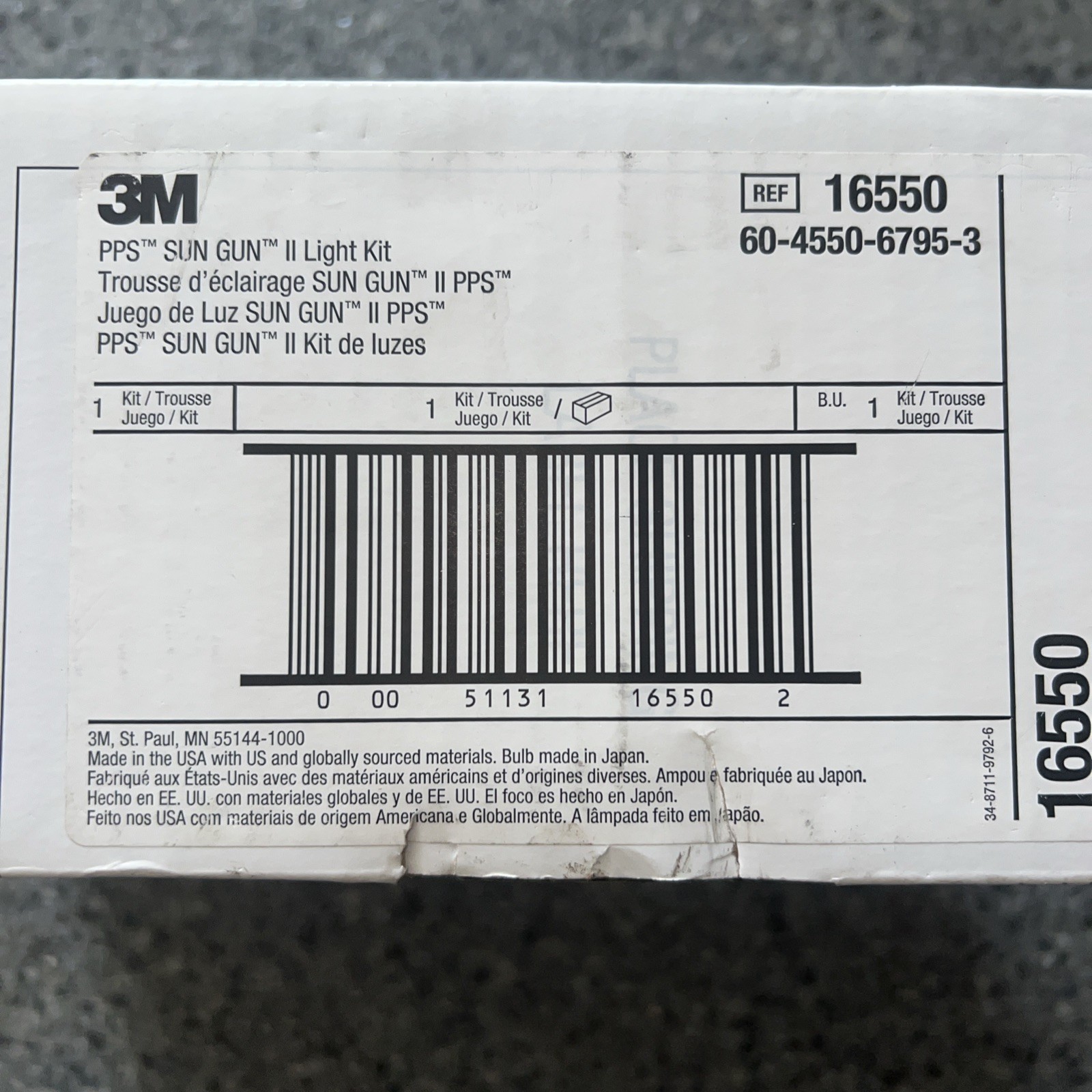 3M 16550 SUN GUN II LIGHT KIT
