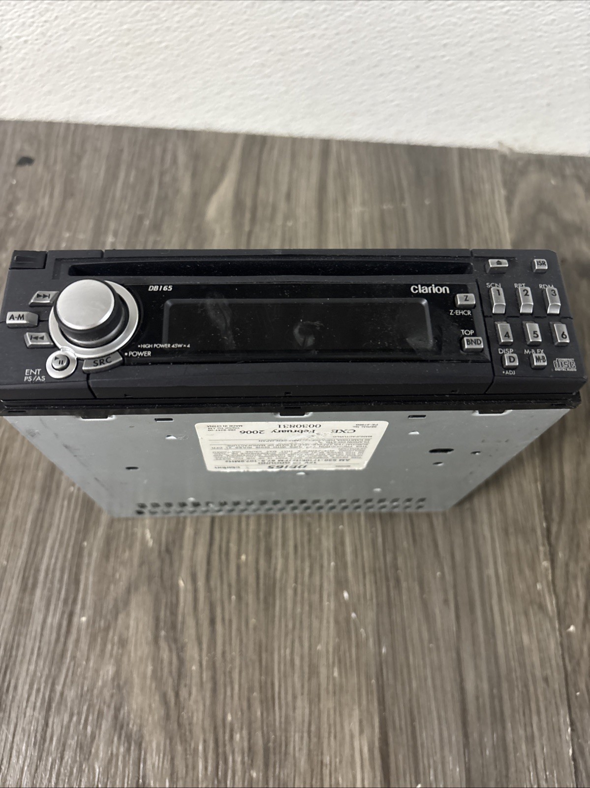 CLARION DB165 Car Stereo #2G2A