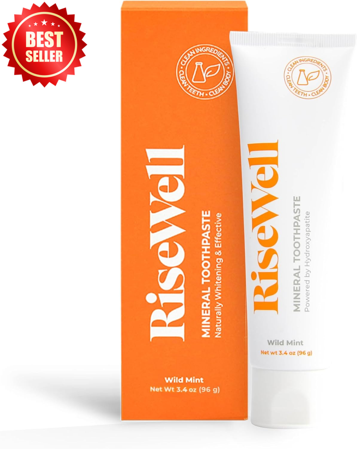Mineral Toothpaste All Natural Hydroxyapatite Fluoride Free SLS-Free US