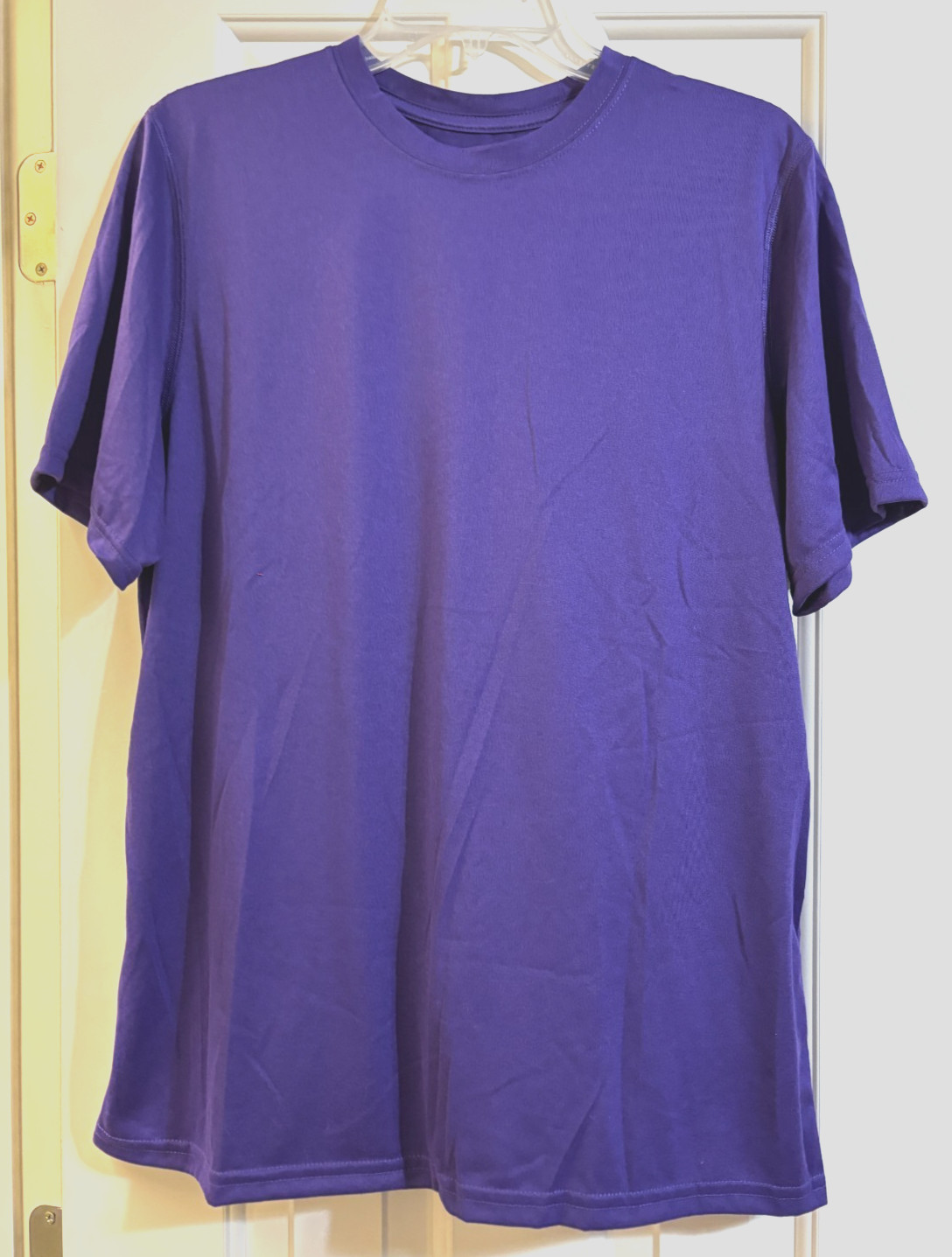 Nike Dri Fit Shirt  Purple Short Sleeve Size Mens M NEW