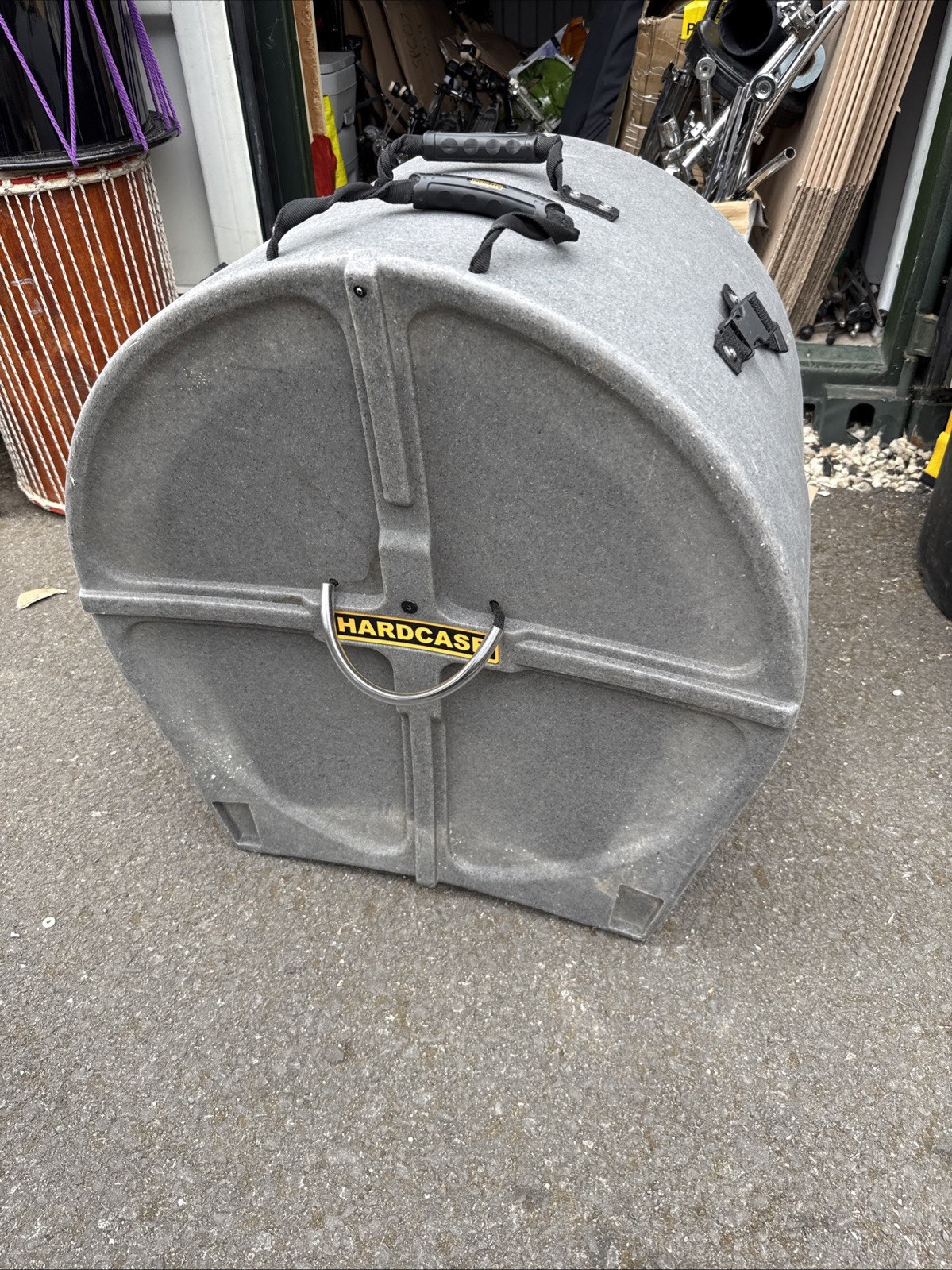 22” Hardcase Bass Drum Case. Wheels.  Free P&P