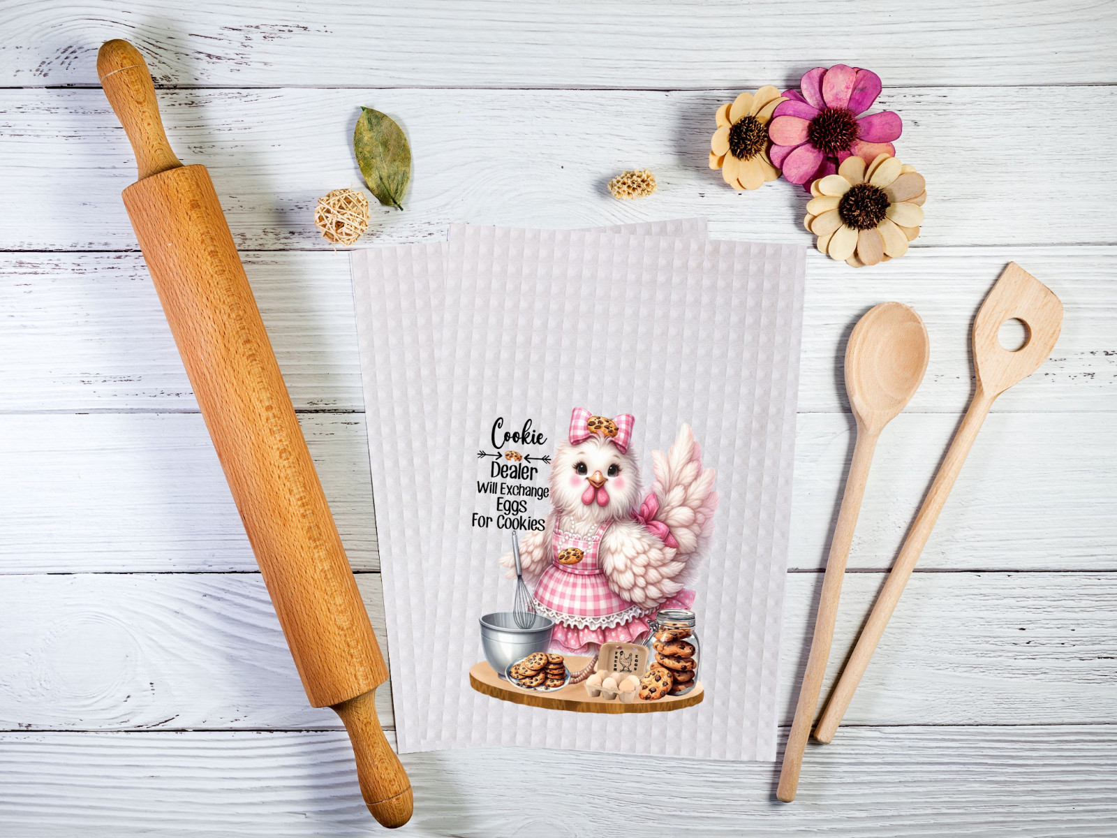 Cookie Dealer Waffle Weave Kitchen Dish Cloth, Micro Fiber, 12x12", (wc11)