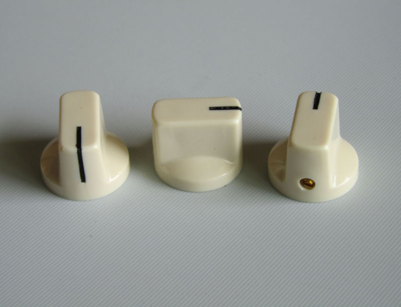 KAISH 10xGuitar AMP Effect Pedal Knobs Davies 1510 Style Pointer Knob Aged White