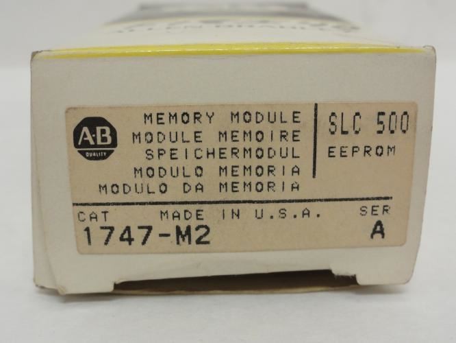 205056 New In Box; Allen-Bradley 1742-M2 Memory Module; Ser: A