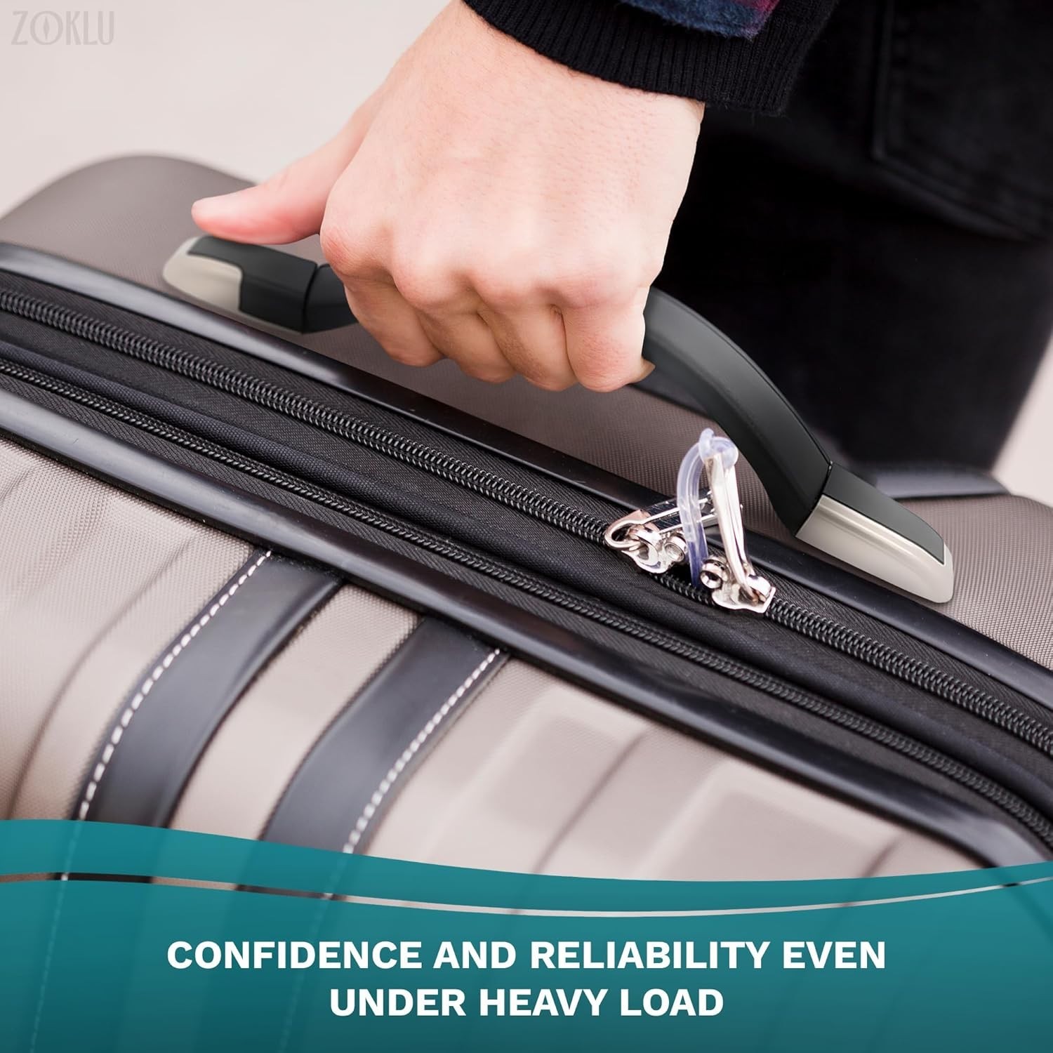2 Pcs Luggage Handle Replacement – Durable Suitcase Handle Replacement with S...