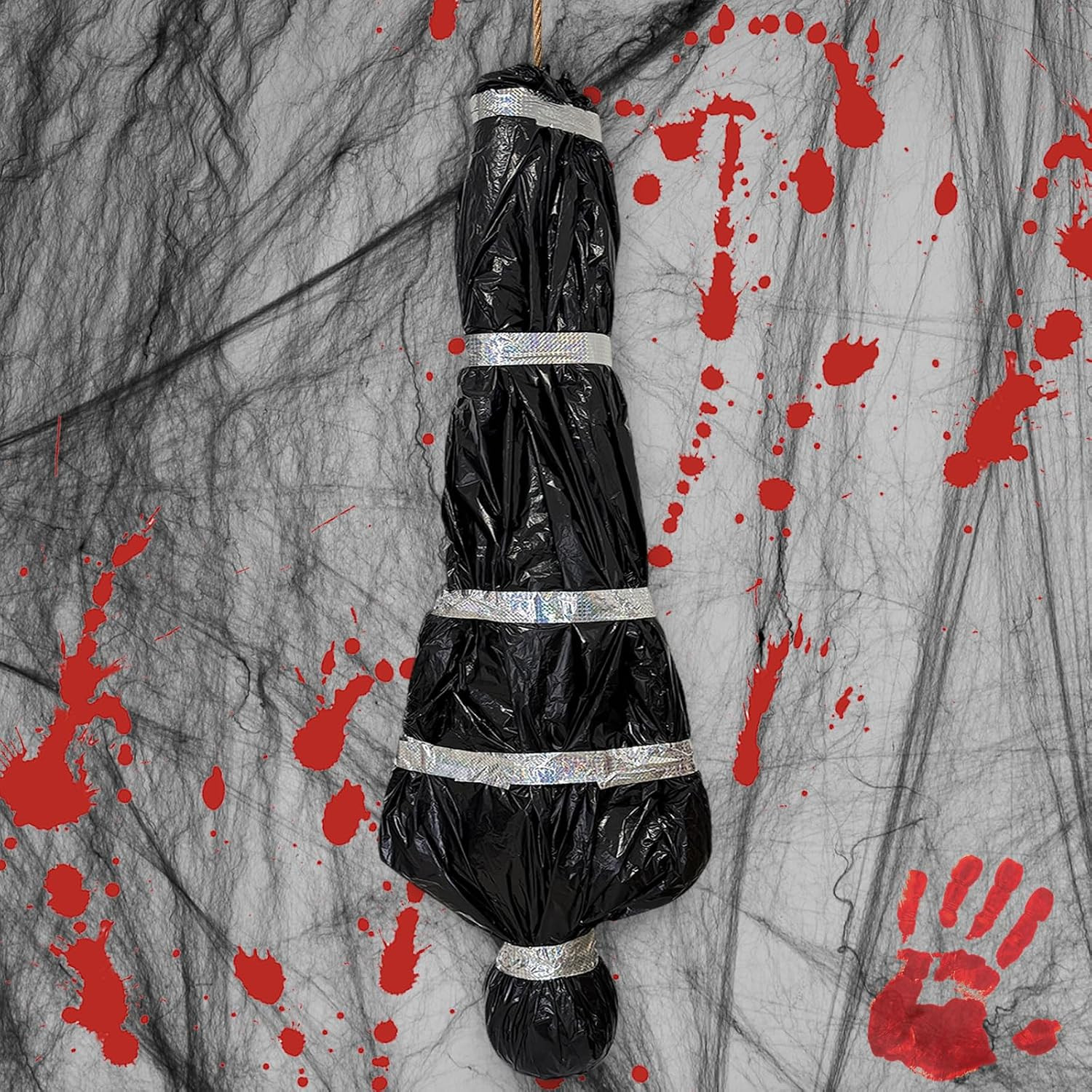 Halloween Hanging Dead Body Decoration,60 Inch Dead Victim Props,Scary Fake Infl