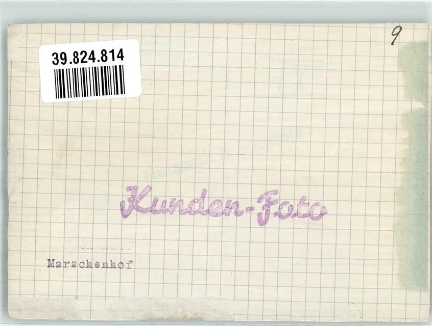 39824814 - 2851 Wremen Marschenhof Town Handwritten Photo Original from Archive