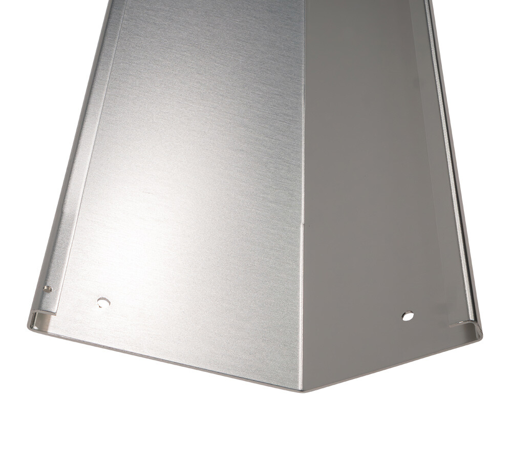 2Pk 103" Telescopic Wind Deflector for Dump Truck Tarp System, Mounting Hardware