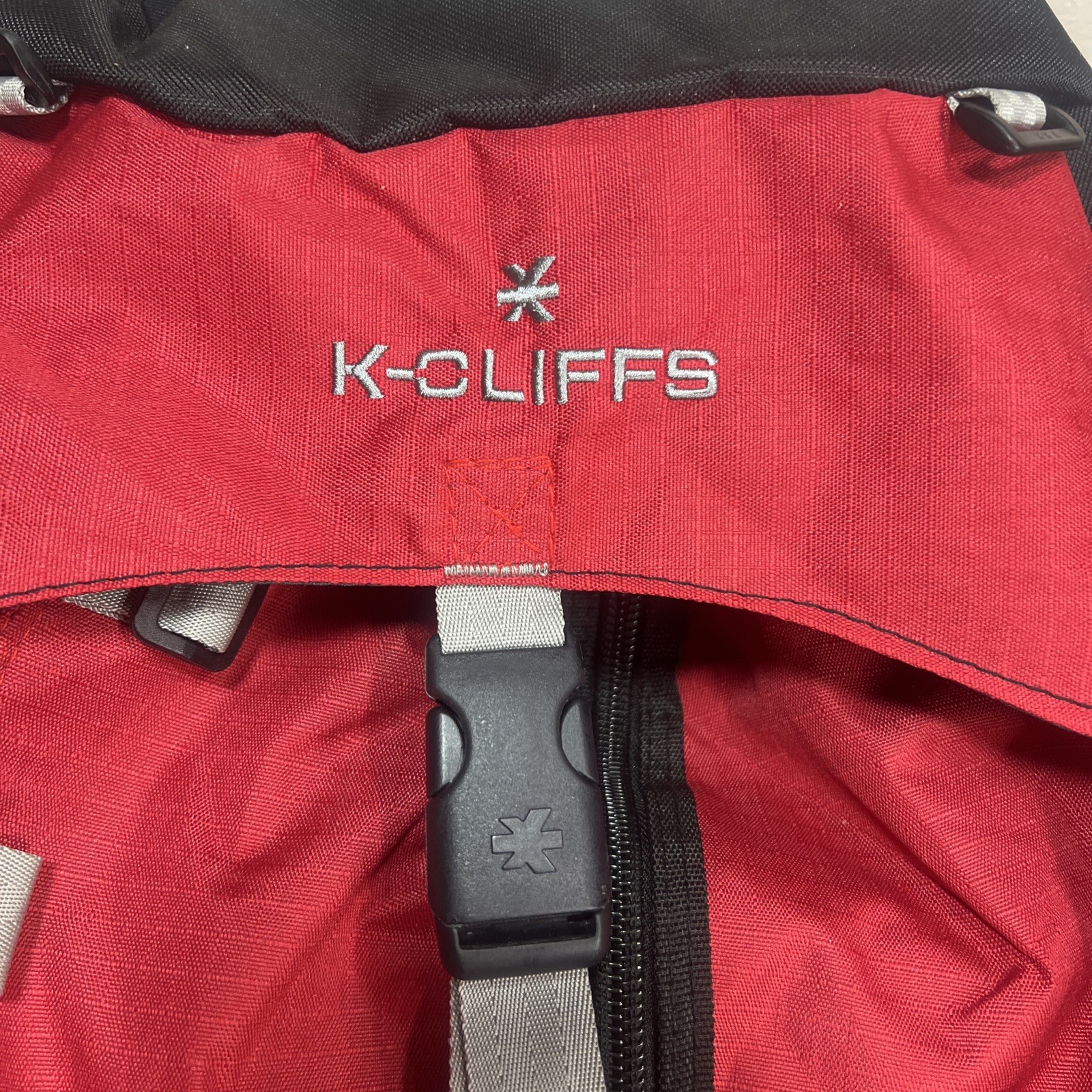K-Cliffs 115L Internal Frame Hiking Camping Travel Backpack Red/Black Nice Pack!
