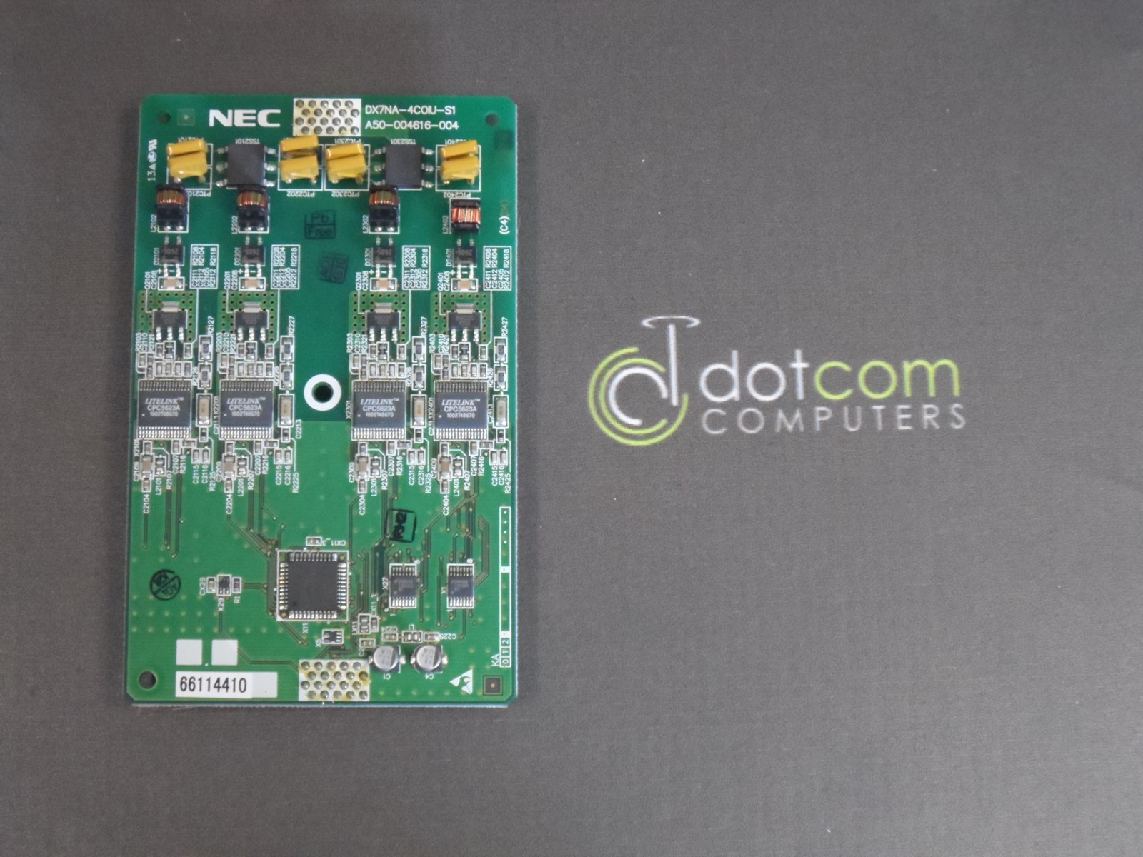 NEC DSX 40 1091001 DX7NA-4COIU-S1 4 Port Analog Trunk CO Line Card Warranty