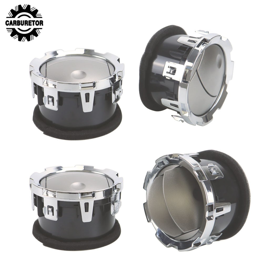 4-PCS AC / Heater Air Duct Vent Polished For Ford F250 F350 F450 F550 2011-2016