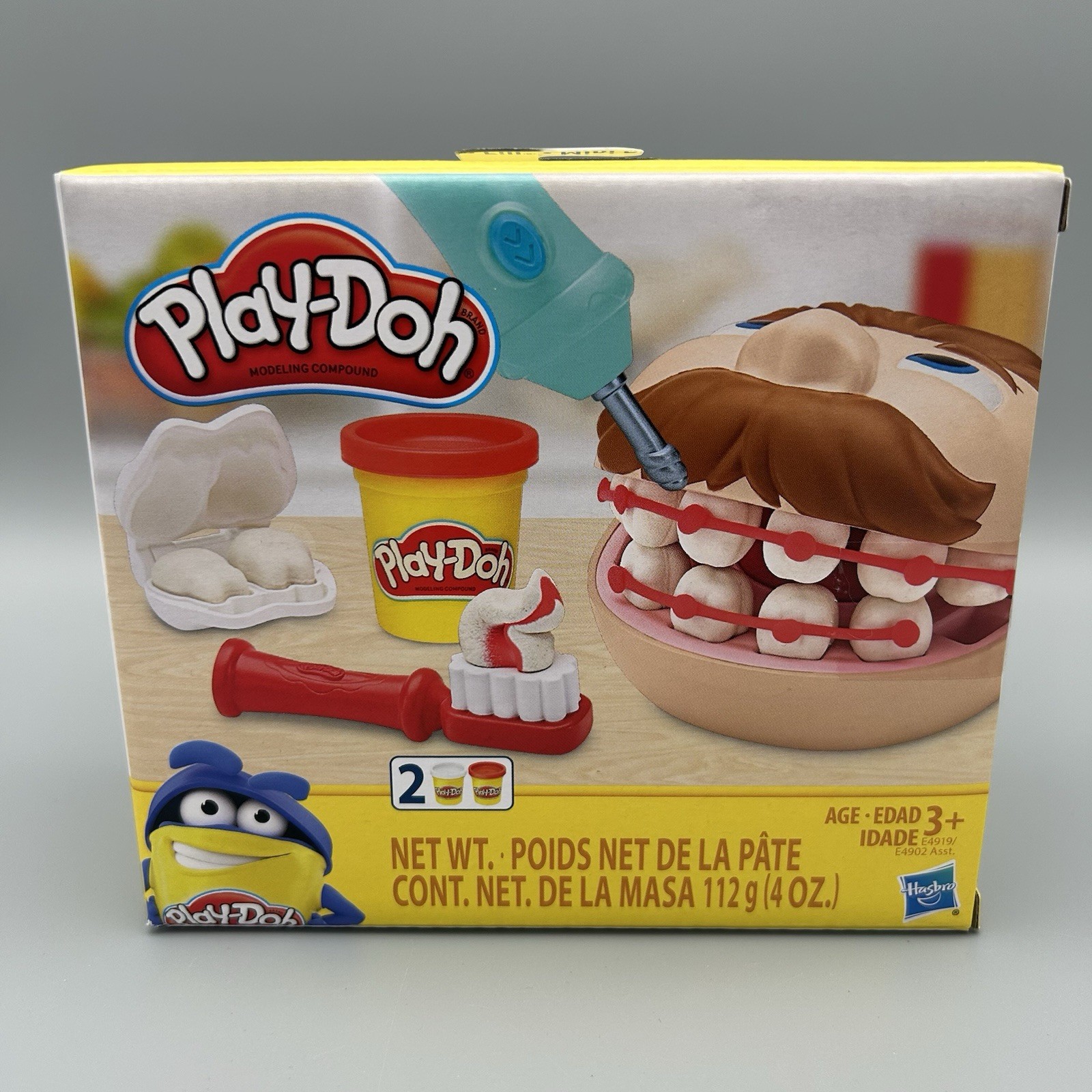 Play-Doh Mini Doctor Drill n Fill Dentist Set Ages 3+ E4919 112g by Hasbro (NEW)