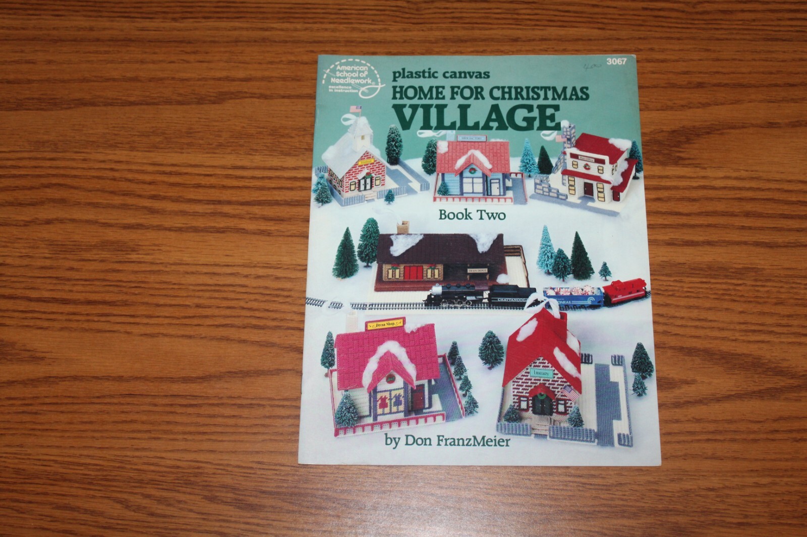 Home for Christmas Village Book Two 2 Plastic Canvas Leaflet American Needlework